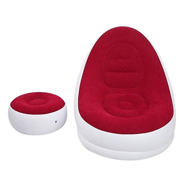 Lazy Aerate Sofa Utendørs Folding Oppblåsbar Sete Lomme For Stue Soverom Møbler Stol