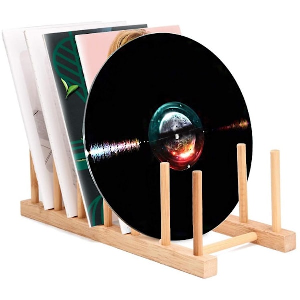 Vinyl Record Storage Holder Display Stand Dish Plate Bowl Cup Book Pot Lid Drying Rack Shelf Organizer