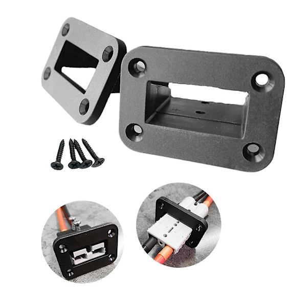 2 stk. Flush Mount Brakett for Anderson Socket 50a Panel Cover Plug Connector
