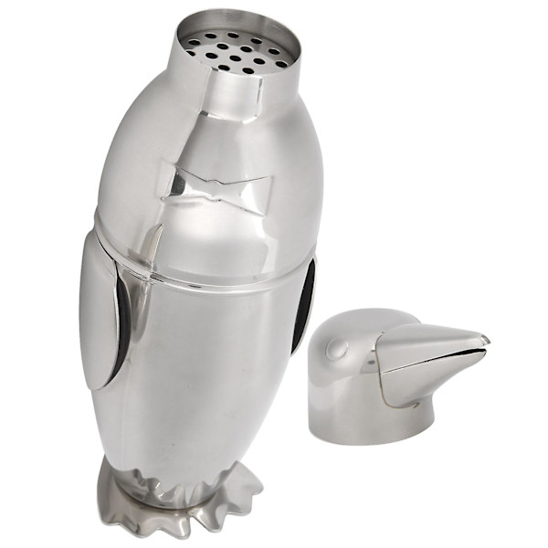 Professionel Cocktail Shaker i Rustfrit Stål - 500 ml Kapacitet - Klassisk Retro Design til Bartendere og Begyndere