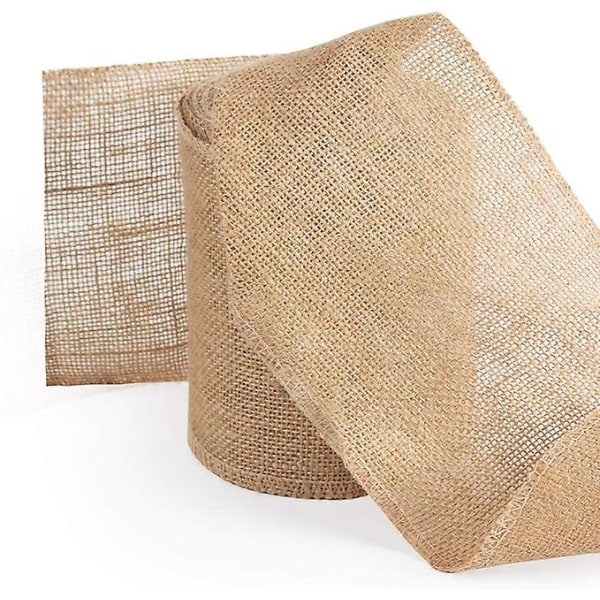 15 cm bred hessian - rustik bånd rulle til DIY håndværk dekoration, 10 meter