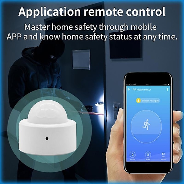 Aubess Tuya Zigbee Liiketunnistin Älykoti PIR Liiketunnistin Ilmaisin