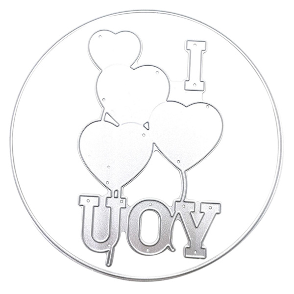 Delicate Love Balloon Metal Cutting Dies Fantastiske gaver til børn, teenagere, drenge og piger
