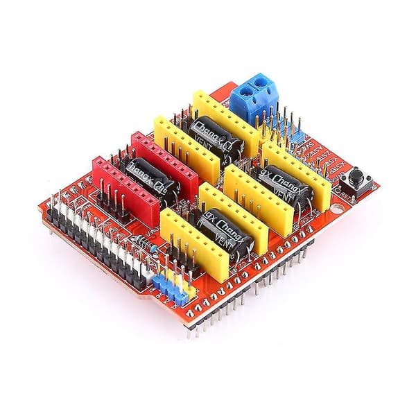 Cnc Shield Expansionskort 4 st A4988 Stepper Motor Driver För Graveringsmaskin 3d-skrivare