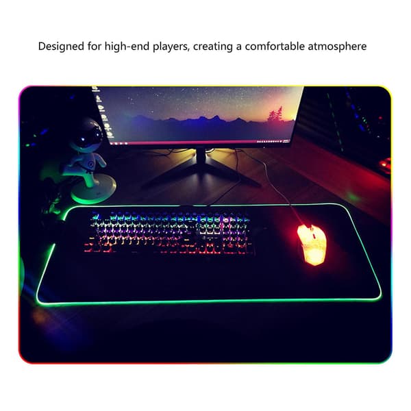 RGB Musematte Luminous Led Musematter Gaming Musematte Med Marquee Fleksibel Matte