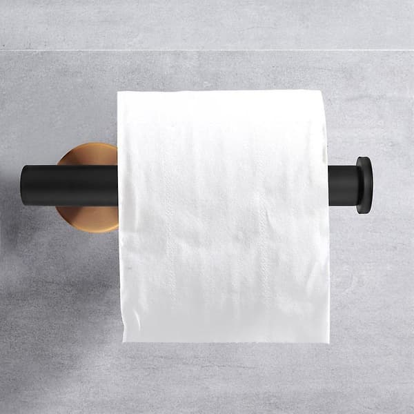 Toiletpapirholder til badeværelset, rustfrit stål, vægmonteret toiletrulleholder til badeværelset