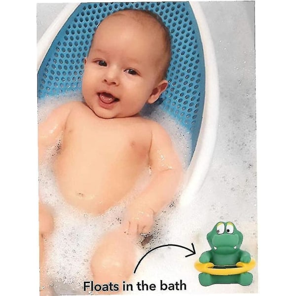 Babybadetermometer Crocodile Digital Baby flydende badelegetøj Badekar 1 stk-grønt