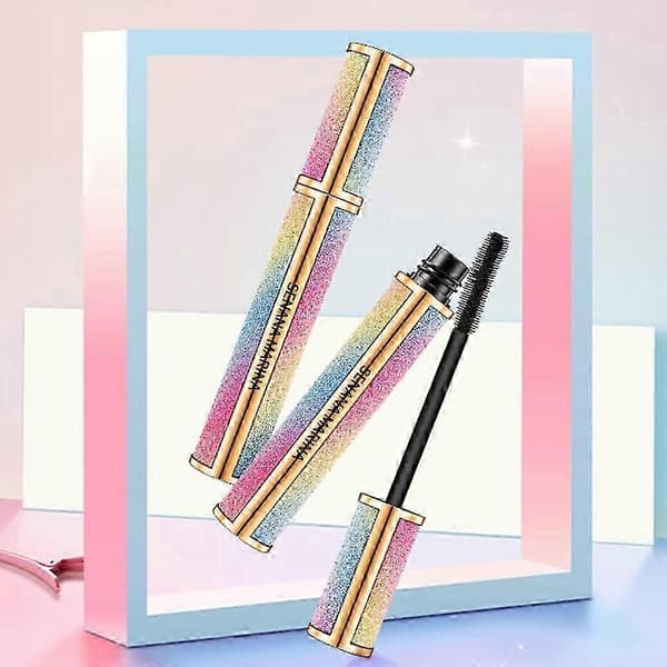 4D Mascara Sminke Forlengende Vippeextensions Kvinner Vanntett Hurtigtørkende Langvarig Cs