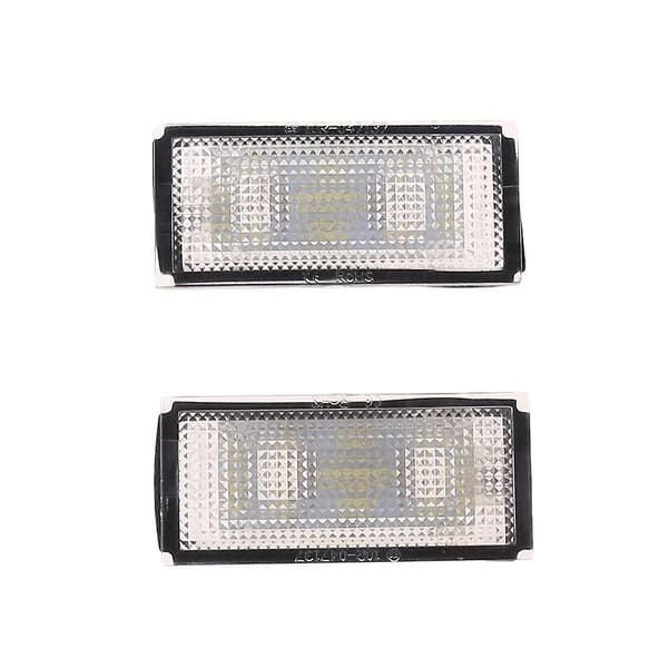 2 st LED-nummerplåtsljuslampor för E66 E65 7-serie 735i Vit