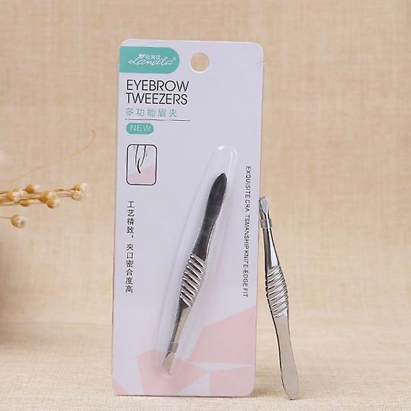 1 st Pincett Makeup Tool Pinset Professionellt rostfritt stål hårborttagningsklämma Ögonbryn Ansiktshårborttagningsmedel