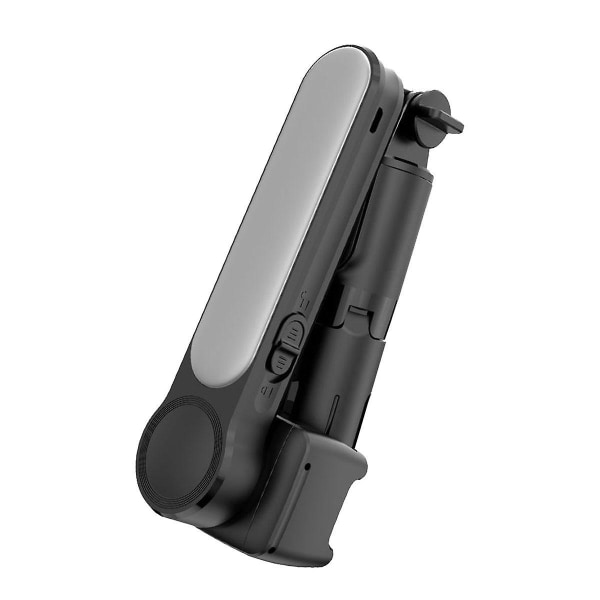 Gimbal Stabilizer Selfie Stick Stativ Med Fylllys Trådløs Bluetooth For Mobiltelefon Smartphone