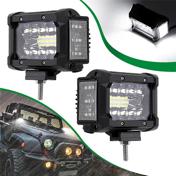 4 tommers arbeidslys Spot Flood Led lysstang Reverseringslampe 108w for bil
