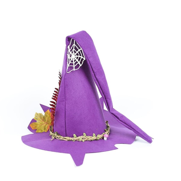 Sæson- og feriedekorationer Halloween Heks Spøgelsesfestival Fest Tryllekunstner spids hat Hat Heks spids hat