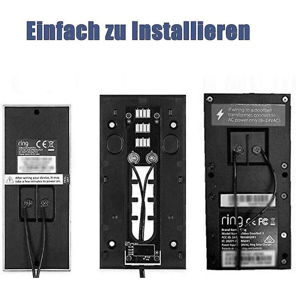 Nätadapter för Nest Hello videodörrklocka, videodörrklocka video intercom