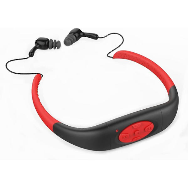 Ipx8 Vandtæt 8gb Undervands Sports Mp3 Musikafspiller Halsmonteret Stereo Headset
