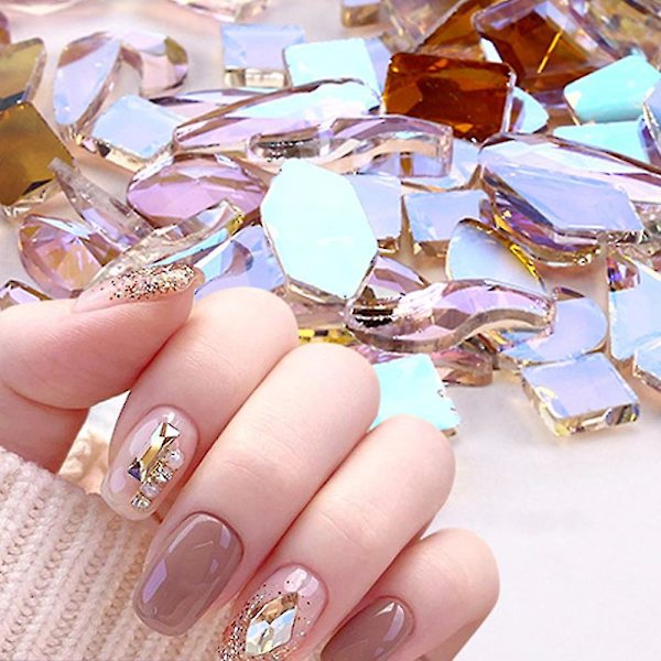 Negle Rhinestones Flatback Rhinestones Til Negle Og Multi-form Krystal