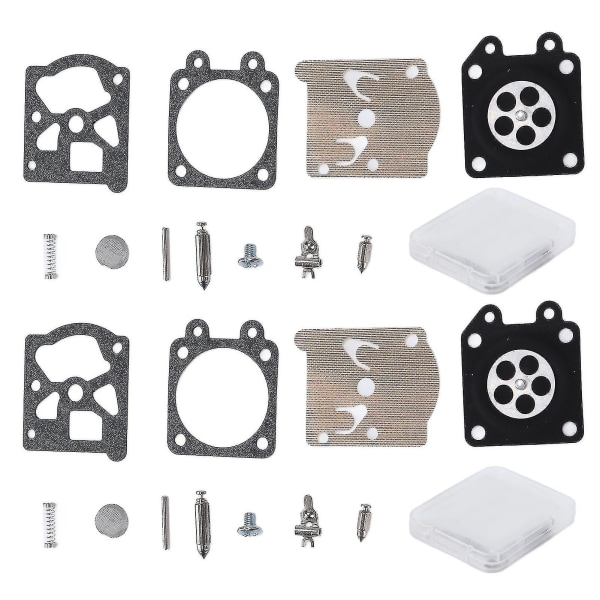 2 sett forgasserreparasjonssett erstatning passer for Stihl 026 Ms260 024 Ms240 Ms210 Ms230 Ms250 Fs85 Fs86 Fs88