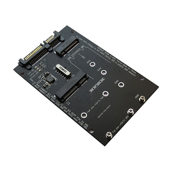 For M.2 Ngff B-key & Msata Ssd Til 2.5inch Sata 3.0 Adapter Konverter