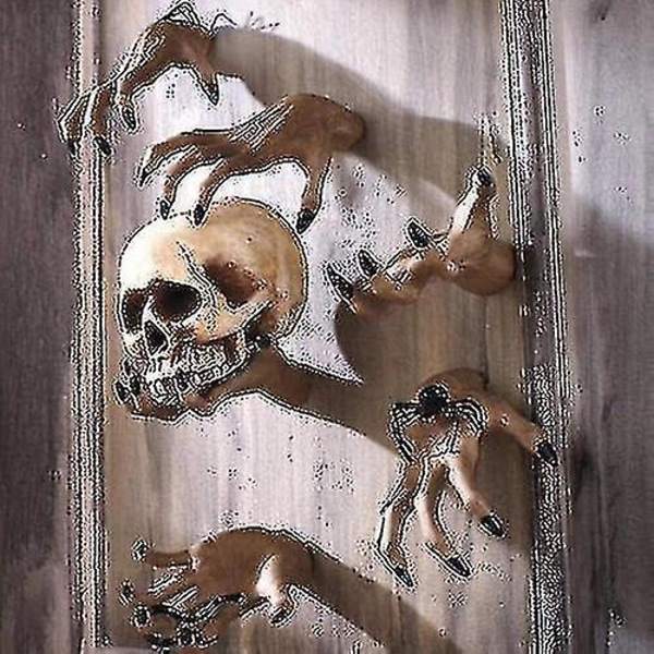 Waner Creepy Käsiseinäteline tai kynttilänjalka Halloween-rekvisiitta Haunted House -koriste