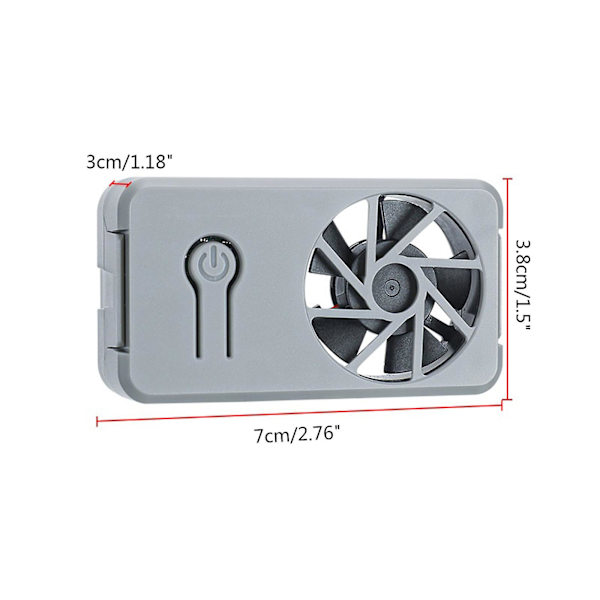 3 hastigheter justerbar kjøler fjernkontroll kjølevarmevask for Mavic 3/mini 3 Pro
