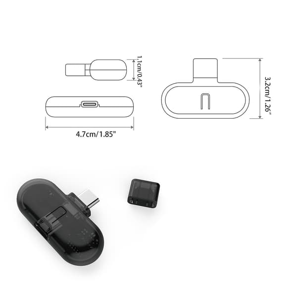 Gb1 Pro 10m trådløs lydtransmitter Bt3.0 Usb-sender modtageradapter med lav latenstid til Switch/til Windows P