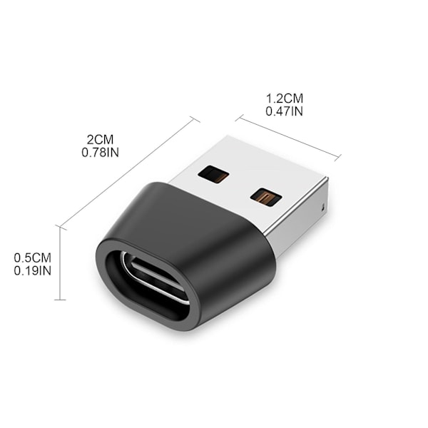 Usb Otg -sovitin, uros naar tyyppi C -naaras, sovitin, tyyppi-c-kaapeliadapteri