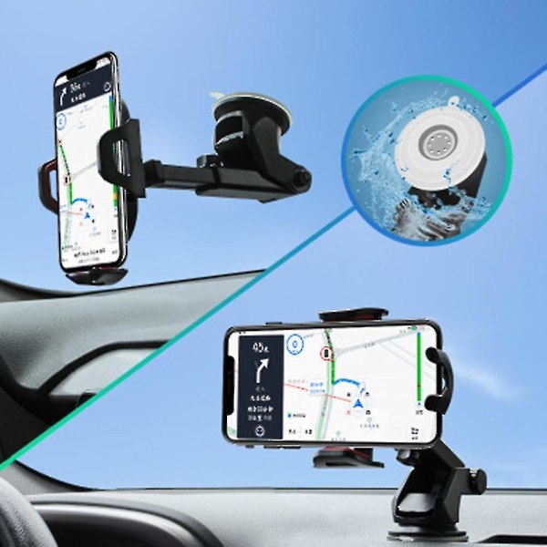 Mobiltelefonhållare för bil, auto-spännande luftventil bilmonteringshållare