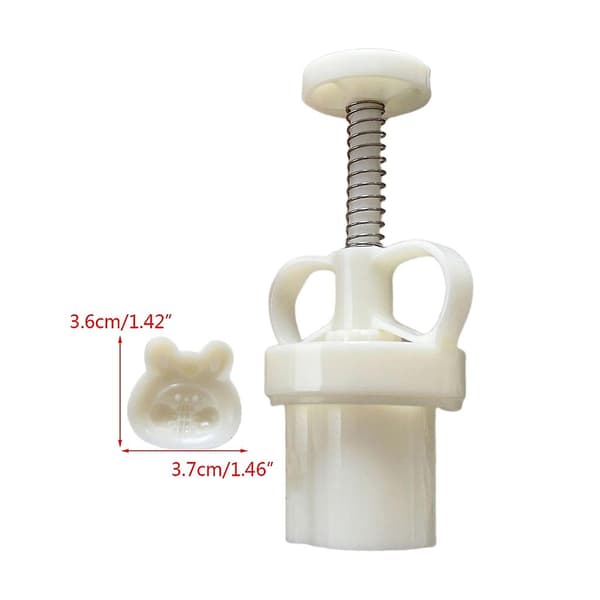 3d Peanøtt Kanin Månekake Muggsett Egnet for DIY Kakeform Tilbehør