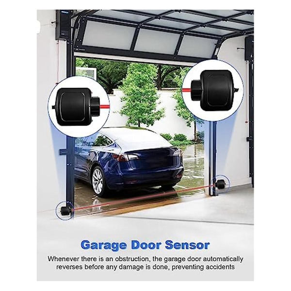 Garagedörröppnare Säkerhetssensor för Garagedörröppnare Tillbehör Lso50 Ldo33 Ldo50 Garagesensor