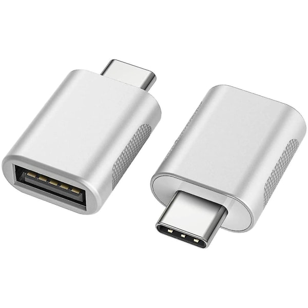 USB C till USB adapter (2-pack), usb-c till USB 3.0-adapter, USB typ-c till USB, thunderbolt 3 till USB honadapter Otg för Macbook Pro 2019/2018/2017 ...