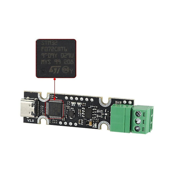 3D-printer UCAN-kort baseret på STM32F072 USB til CAN-adapter med support til CANable / Candlelight