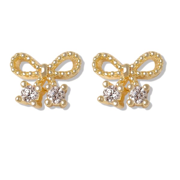 2 stk. Legering Negle Rhinestones Krystal Stjerne Bue Neglekunst Smykker 2920