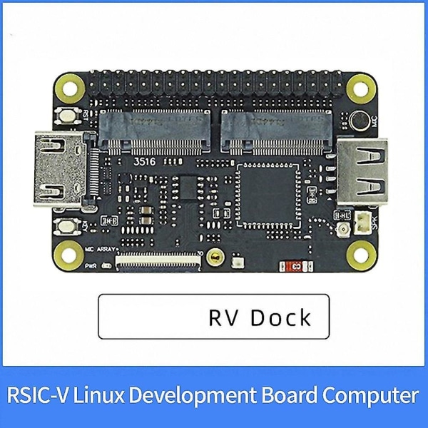 För Rv Dock Expansion Board Allwinner D1 Development Board Bakplan Risc-v Linux Ingångsnivå med