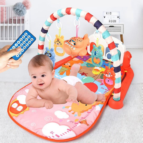 3-i-1 Kick \"n For Play Piano Gym Musical For Play Mat For Baby Tummy For Time A