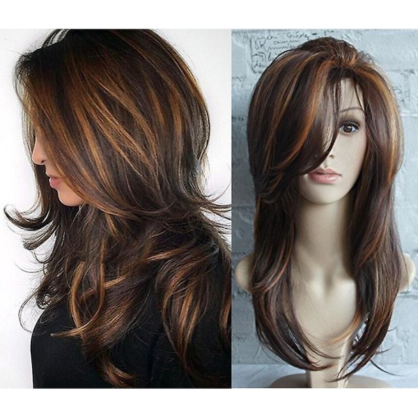 Brown Long Women's Wig