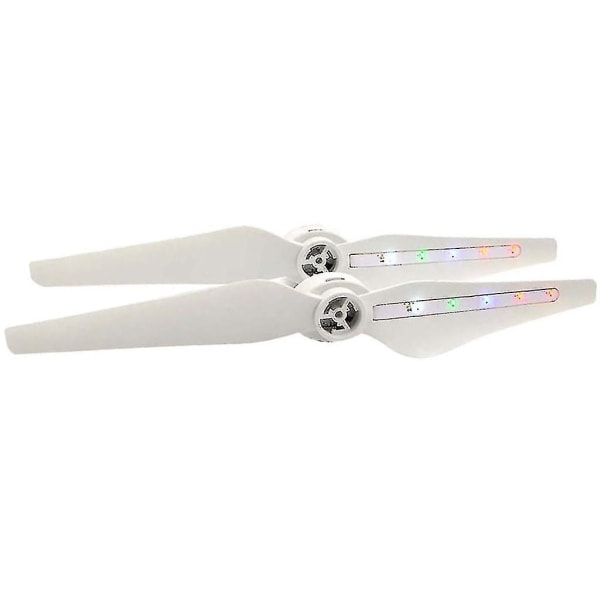 2x Oppladbare LED-lys, Propell Flash Props, 3/4 Uav