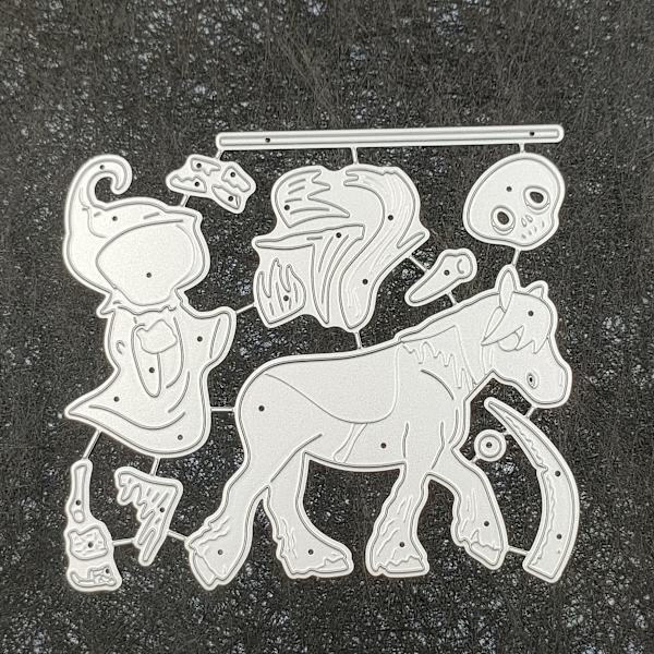 Halloween Spøgelse Metal Skæredør Stencil Diy Scrapbooking Album Papir Skabelon
