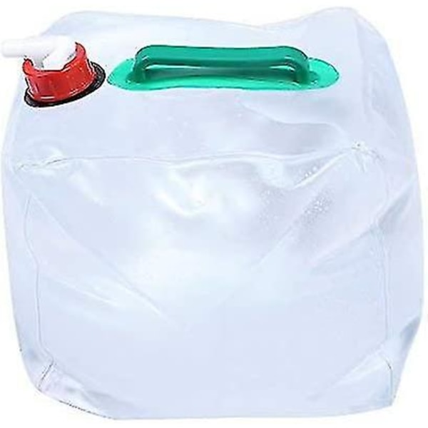 Vannpose 10l/20l Slitesterk sammenleggbar vanntank med stor kapasitet for campingvandring utendørs piknik