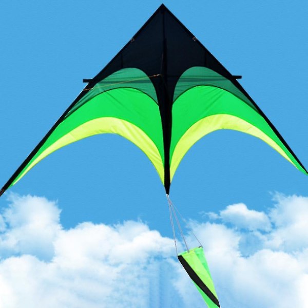 Stor Delta Long Tail Kite til børn Voksen 1,6 m Super Kæmpe Kite One Line