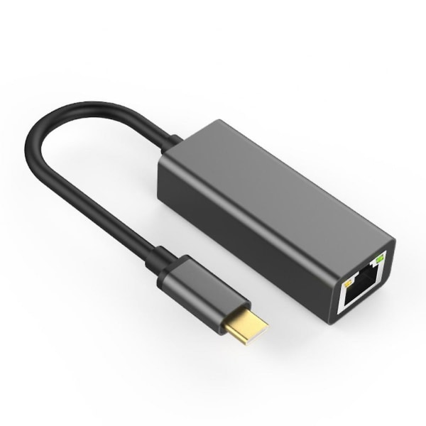 USB Type C Ethernet Adapter Netværkskort Usb Type-c Til Rj45 100mbps Lan Internet