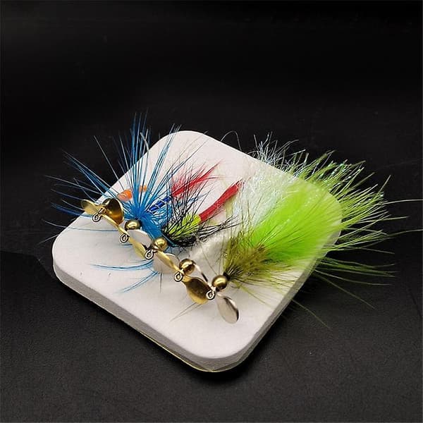Fiskesnører BLF546 Propeller Fly Hook Luya Flufiske Kunstig Agnsnøre Fly Hook