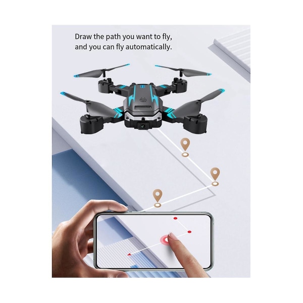 8k dobbeltkamera drone-fjernbetjening flylegetøj med automatisk forhindrings-undgåelsesfunktion til Ki