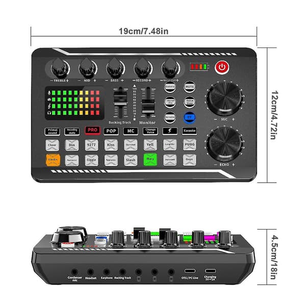 F998 Sound Microph Ng Console Til Dj-spil, Musikstudie, Indspilning