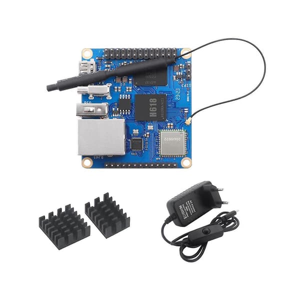 Til Zero 3 Udviklingskort 2gb+køleplade H618 Wifi5+bt 5.0 Til Android 12 Debian12 Ubuntu22.04 Eu