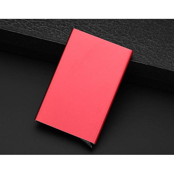 RFID-sikker kortholder i aluminium i forskellige farver Black Black