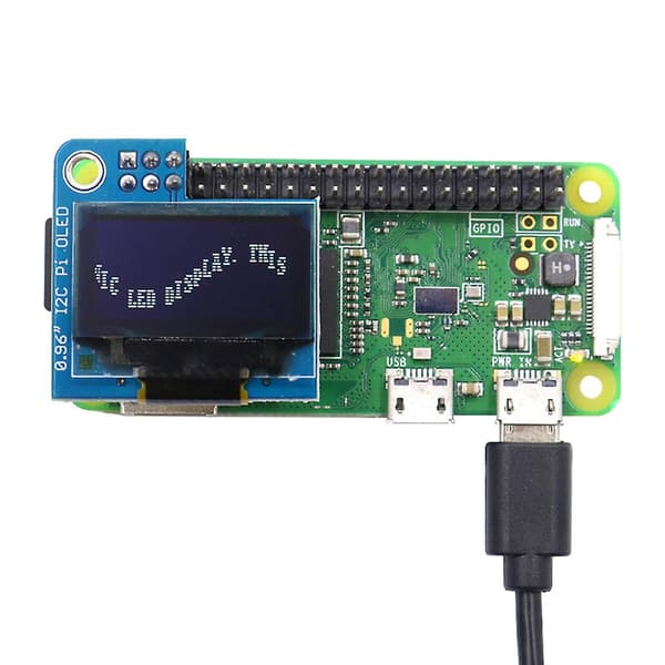 I2c-skærmmodul 0,96 tommer I2c Oled-skærmmodul Blå Oled-skærmdriver