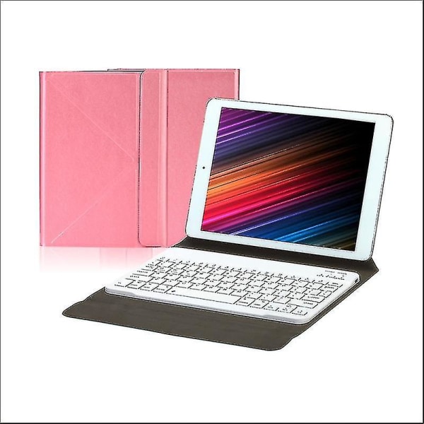 Case+trådlöst tangentbord för Teclast P20hd M40 Alldocube (rosa)