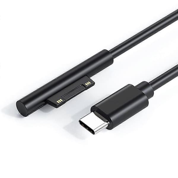 USB C Strömförsörjning Laddare Adapter Laddningskabel för Surface Pro 7/6/5/4/3
