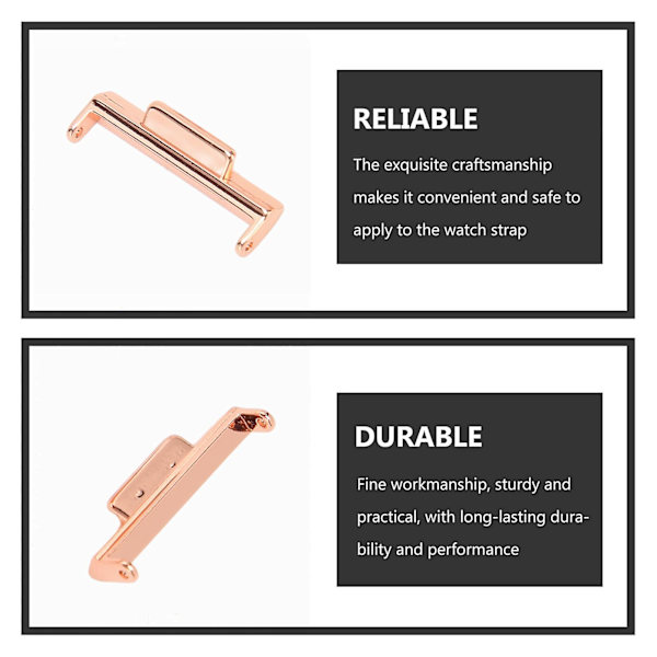 Metallikellohihnan liitin 22mm - 2kpl, lisävaruste FIT 2 -ruusukulta