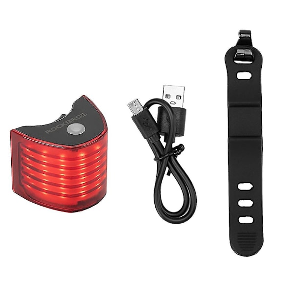 Sykkel Baklys Sykkel Baklys 5 Moduser Sensing Lys Regntett 180 Vinkel Bred Belysning Led Sykkel